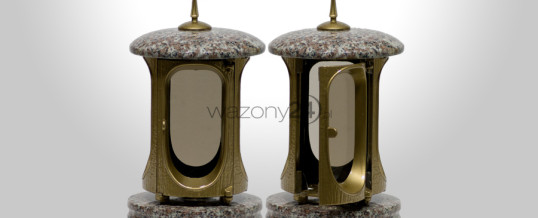 Lampion nagrobkowy Brąz Królewski